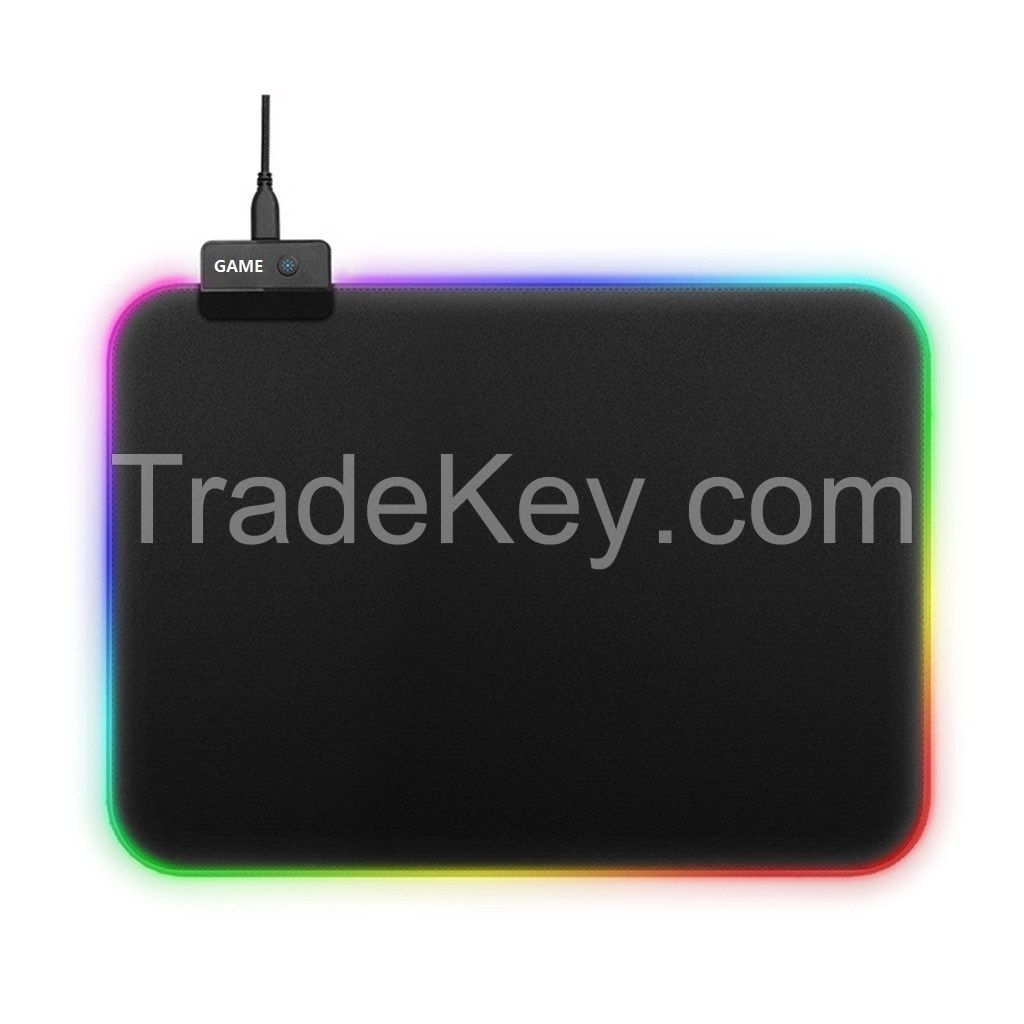 RGB lighting gaming mouse mat