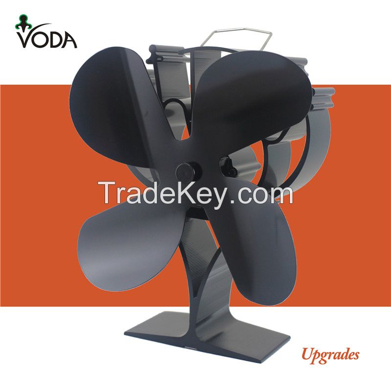 VODA Small stove fan, heat powered wood stove fan