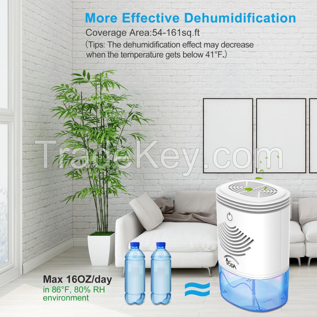 VODA Supplier 1000ml Mini Dehumidifier Portable Air Dehumidifier Air Compressor Dehumidifier