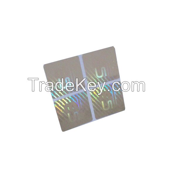 Custom High Quality Security Holographic Transparent Sticker