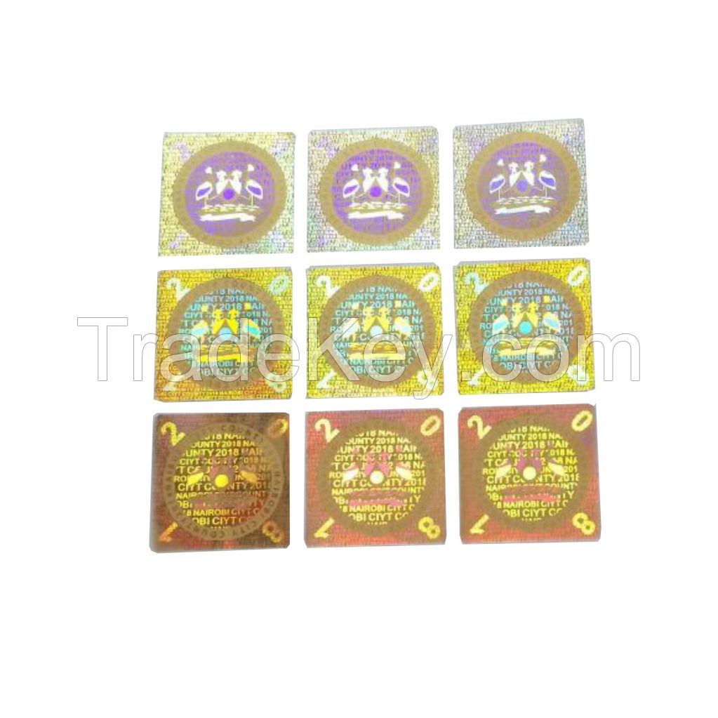 Custom High Quality Security Holographic Seal Label 3D Hologram Sticker