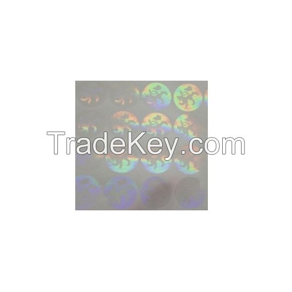 Custom High Quality Security Holographic Transparent Sticker