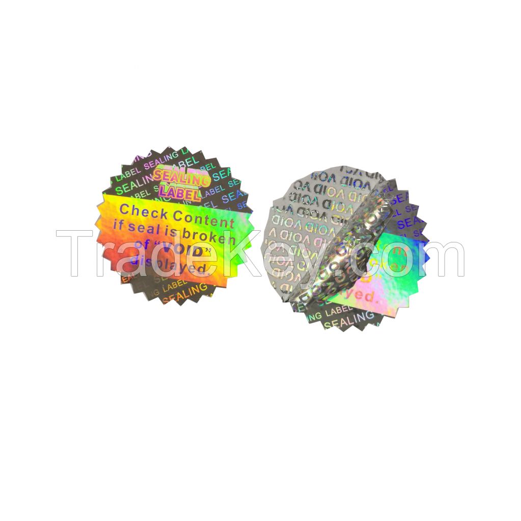 Custom Hot -Selling Void Hologram Sticker