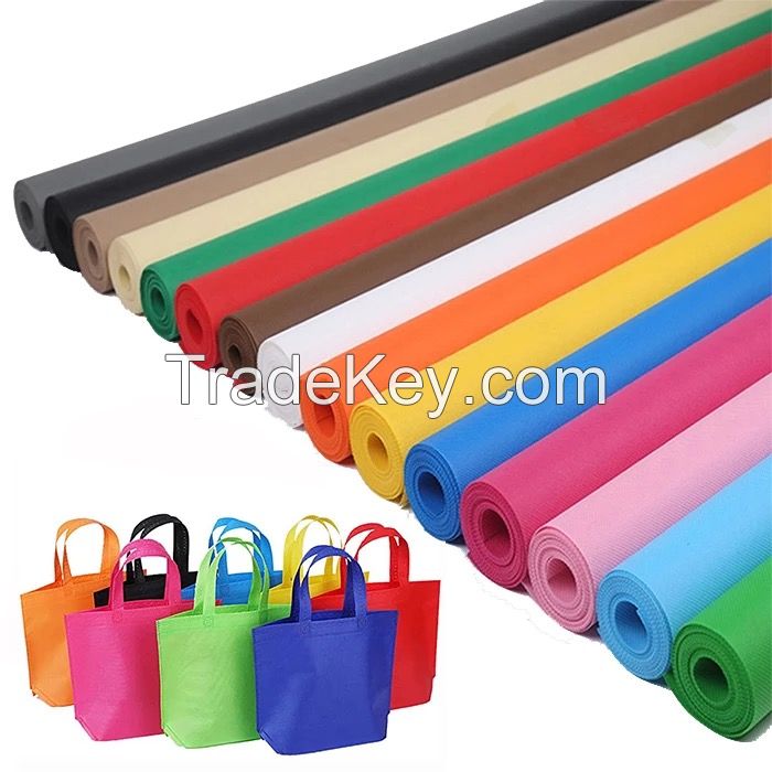 polypropylene  spunbond  non woven fabric material roll 