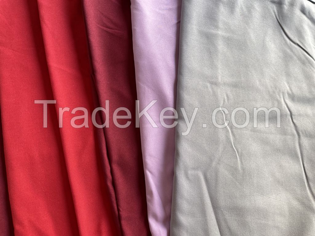 Good Quality Polyester Microfiber Fabric Solid Dyed 