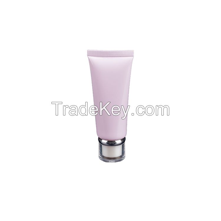 plastic soft screw lid lightening face wash skin care cream tube