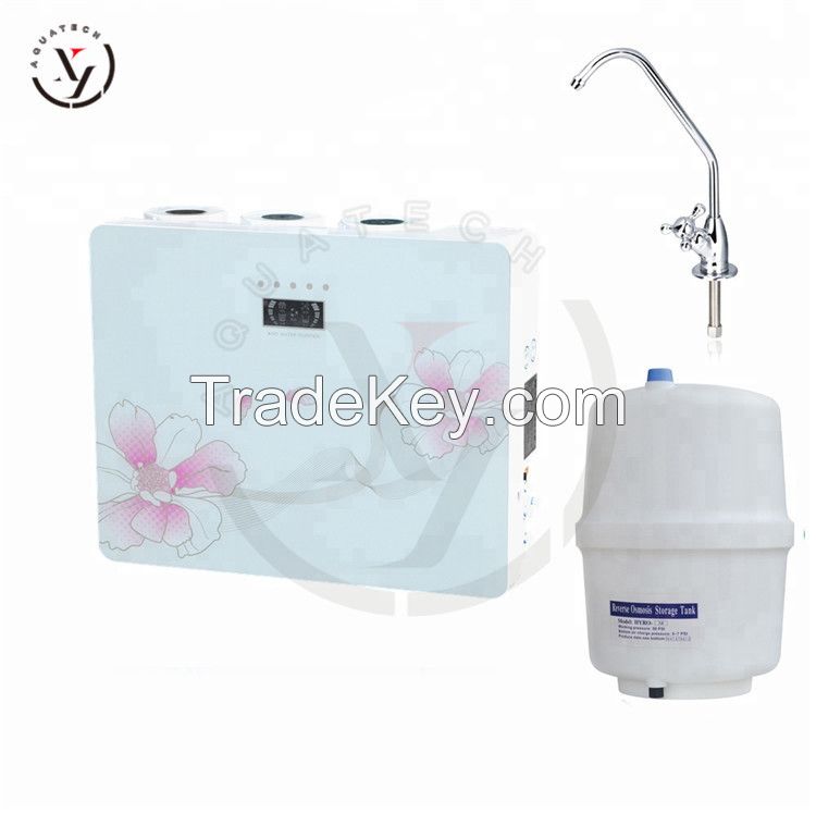 Accept Customization Wall Mounts Home Filter System Water Purifier Machine 7 Stage Alkaline Ro Water Filter