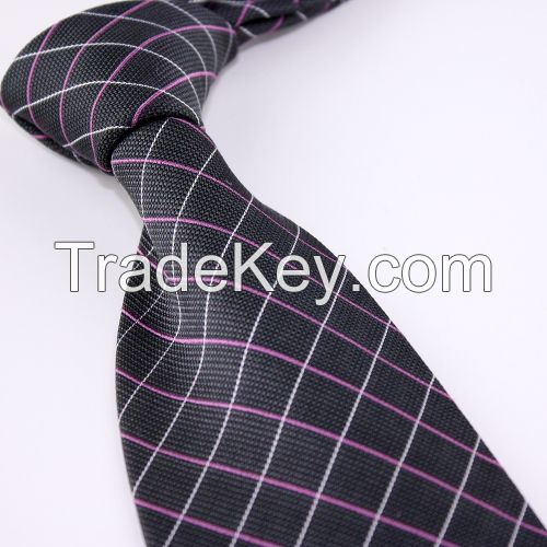 High Quality Fashion Necktie Custom 100% Silk Jacquard Woven Tie for Business Men