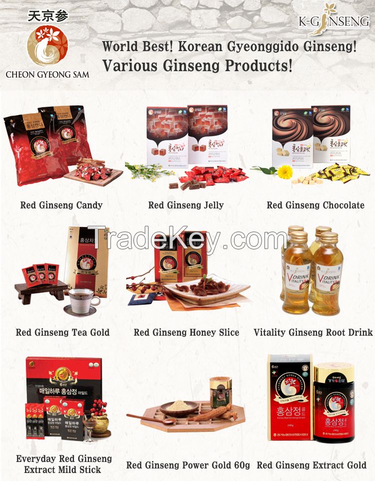 K-Ginseng brand Honey Sliced Red Ginseng Root