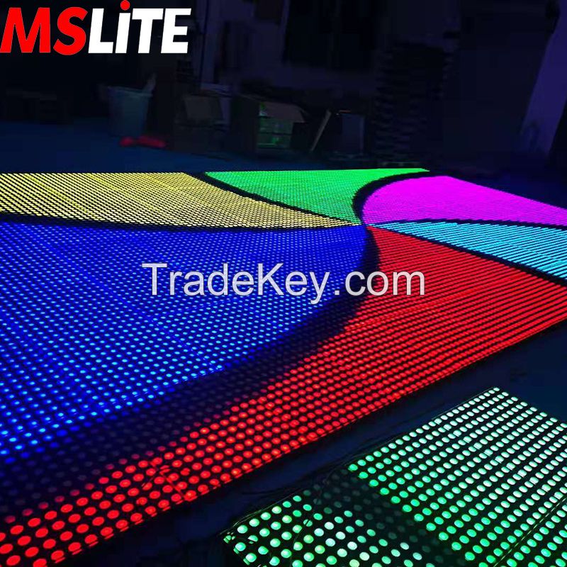 Stage Party Wedding Effect Led Golden Dancing Floor