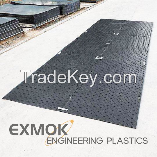EXMOK HDPE polyethylene plastic ground mats
