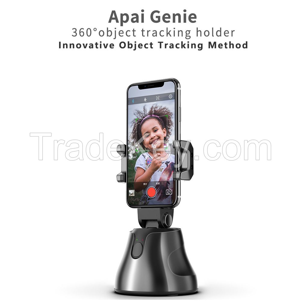 Apai Genie Portable Auto-tracking Smart Capture Selfie Sticks , 360 Rotation Auto Face Tracking Camera Smart Shooting