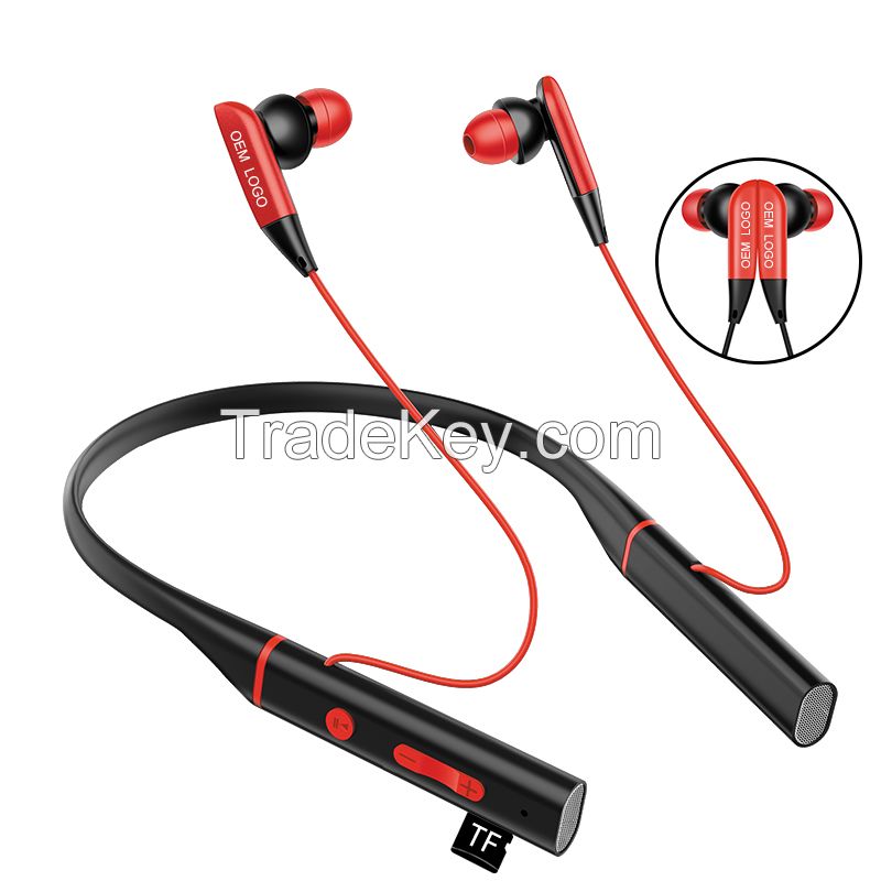 Waterproof G15 Neckband In-Ear Bluetooth 5.0 Sports Earphone with Stereo HD Call