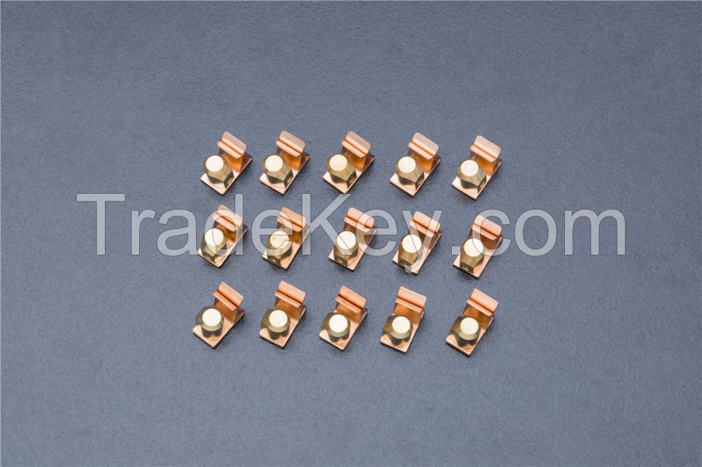 Profession oem customized copper parts electrical switch brass socket
