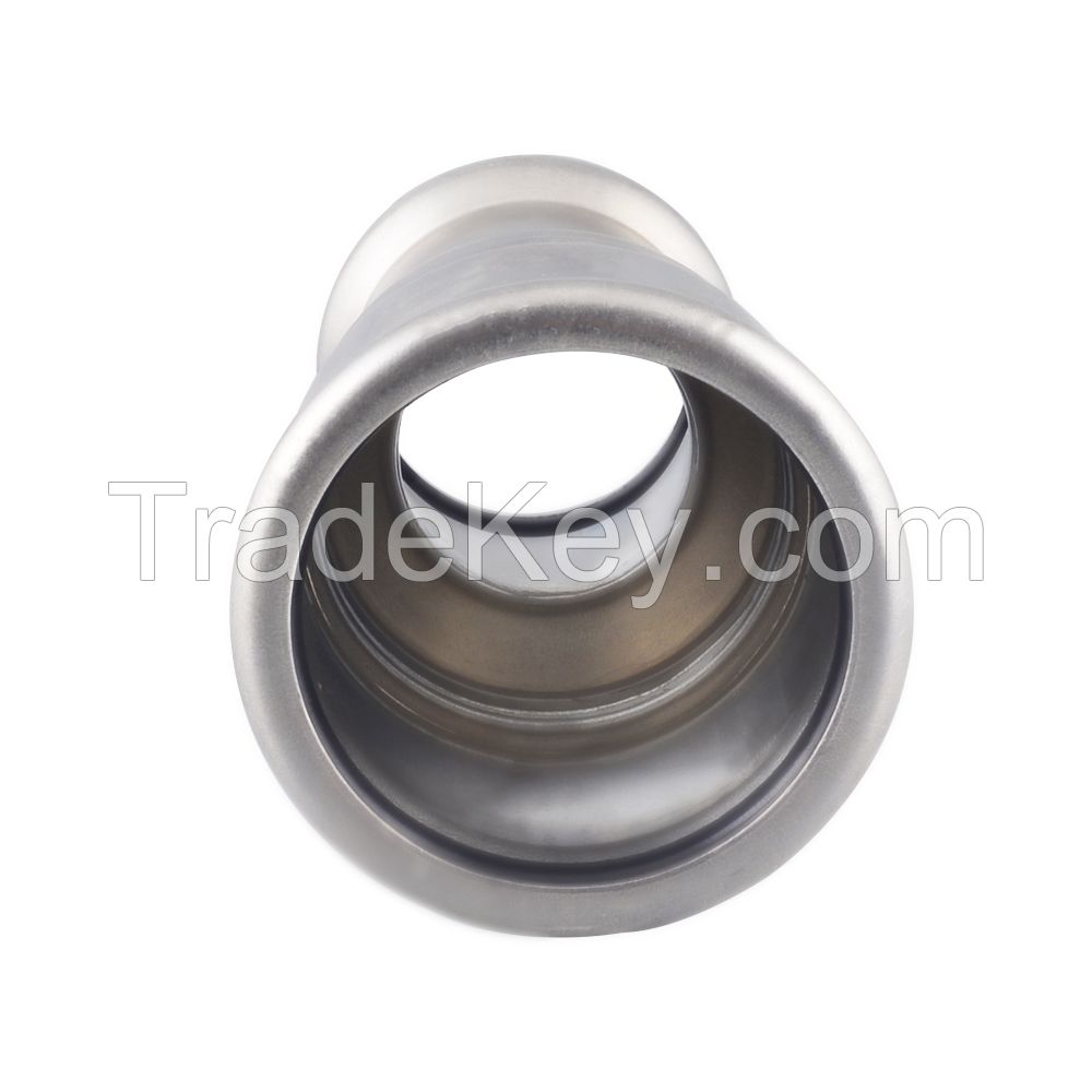 Stainless steel pipe fitting reducer coupling