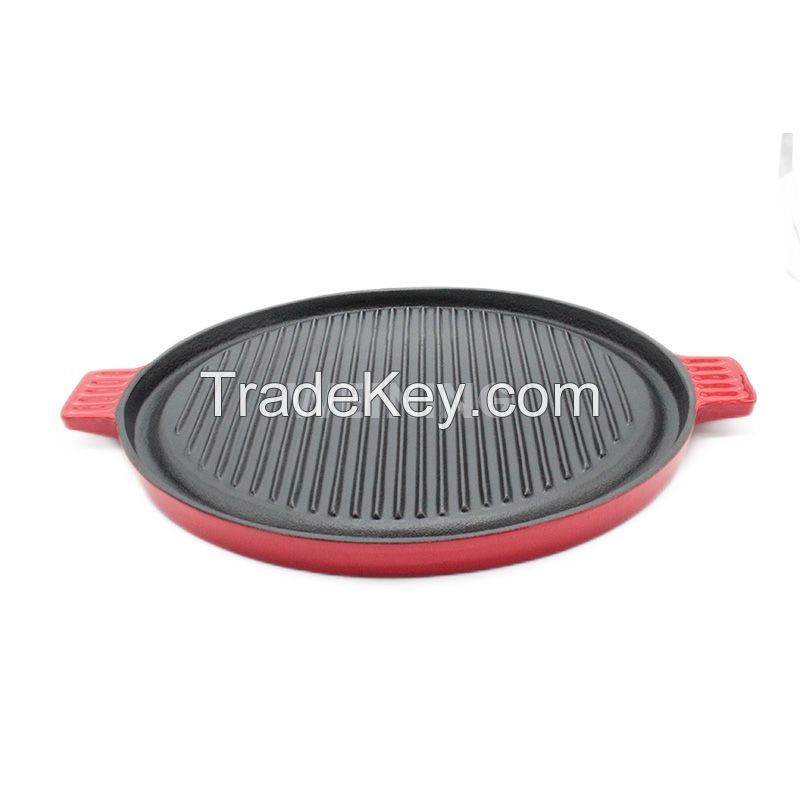 Cast Iron Enamel And Griddle