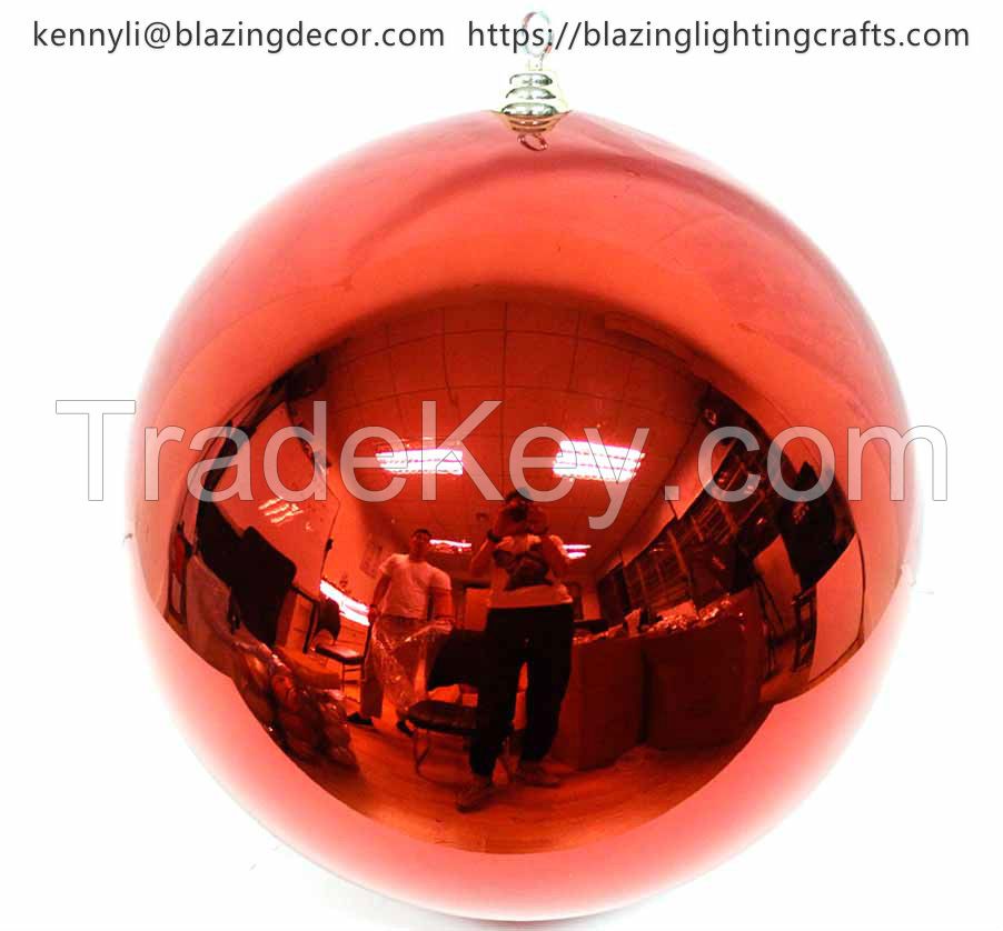 Good Quality and Inexpensive Plastic Christmas Hanging Ball