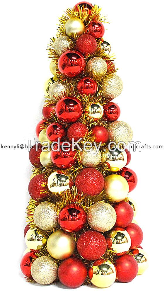 Salable Exclusive Plastic Christmas Ball Ornament Tree