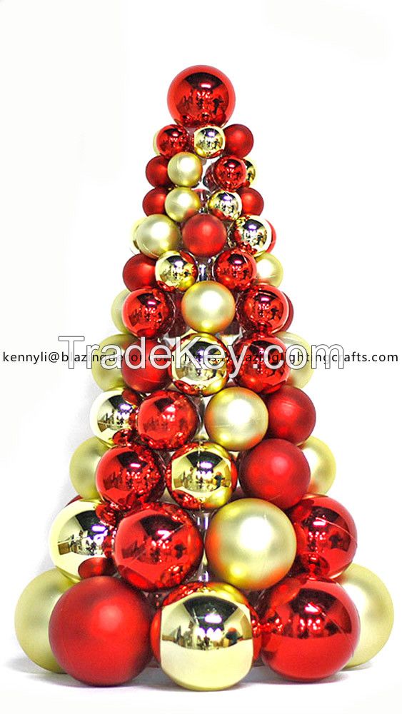 Salable Exclusive Plastic Christmas Ball Ornament Tree