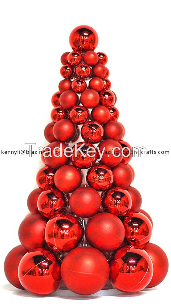 Salable Exclusive Plastic Christmas Ball Ornament Tree