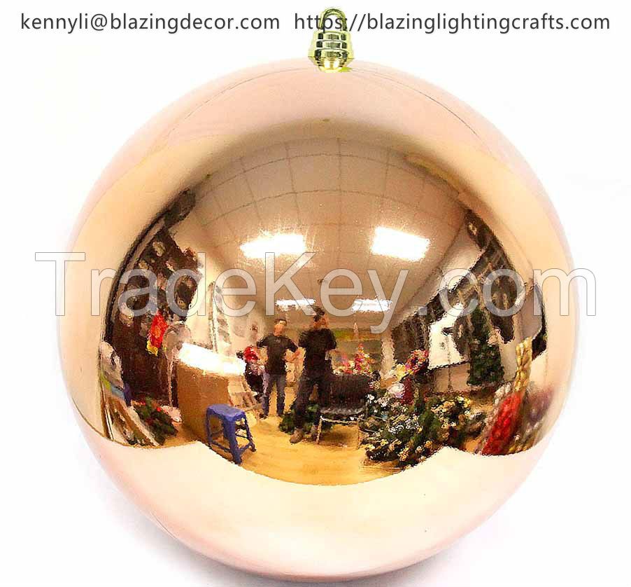 Good Quality and Inexpensive Plastic Christmas Hanging Ball