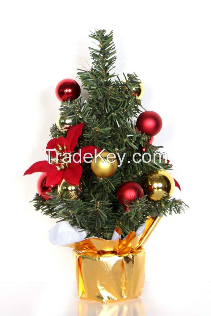 Hot Selling Decorative Christmas Tabletop Christmas Trees with Ornaments