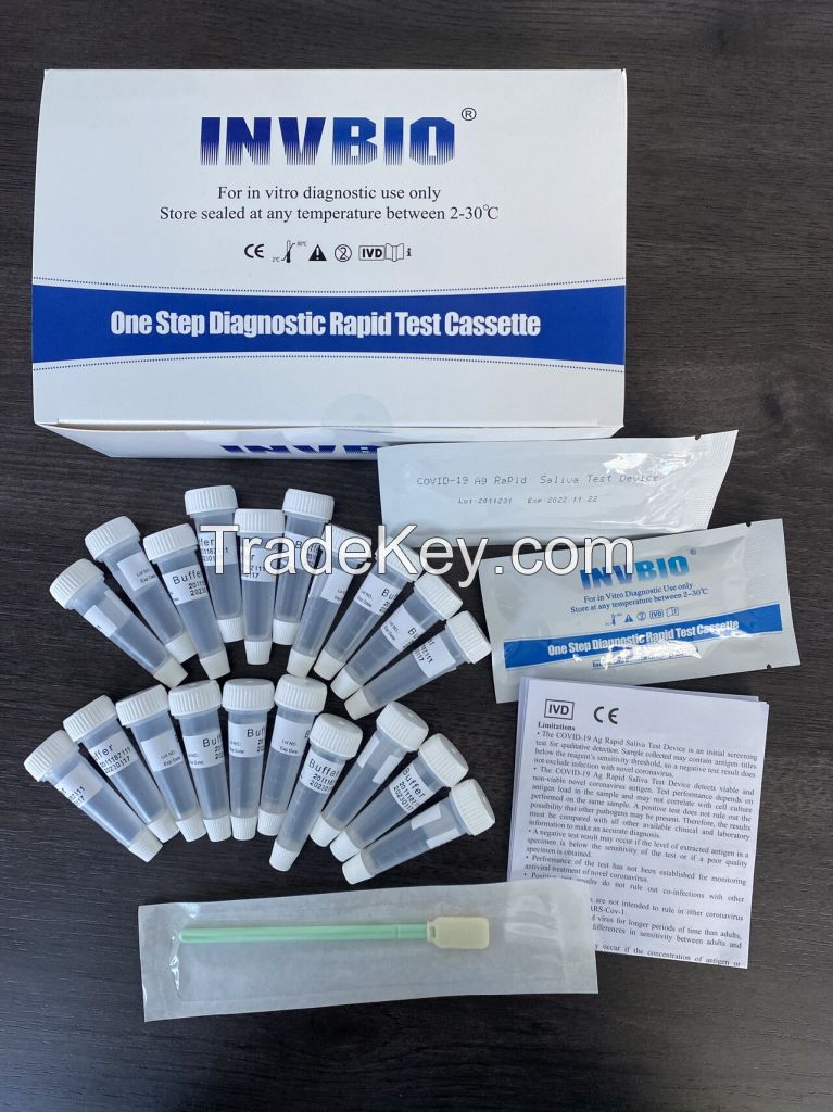 CE mark One step Covid-19 PCR Ag Swab rapid test card