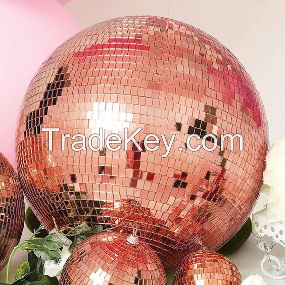 12" 30cm Reflective Hanging Disco Mirror Ball Party decoration