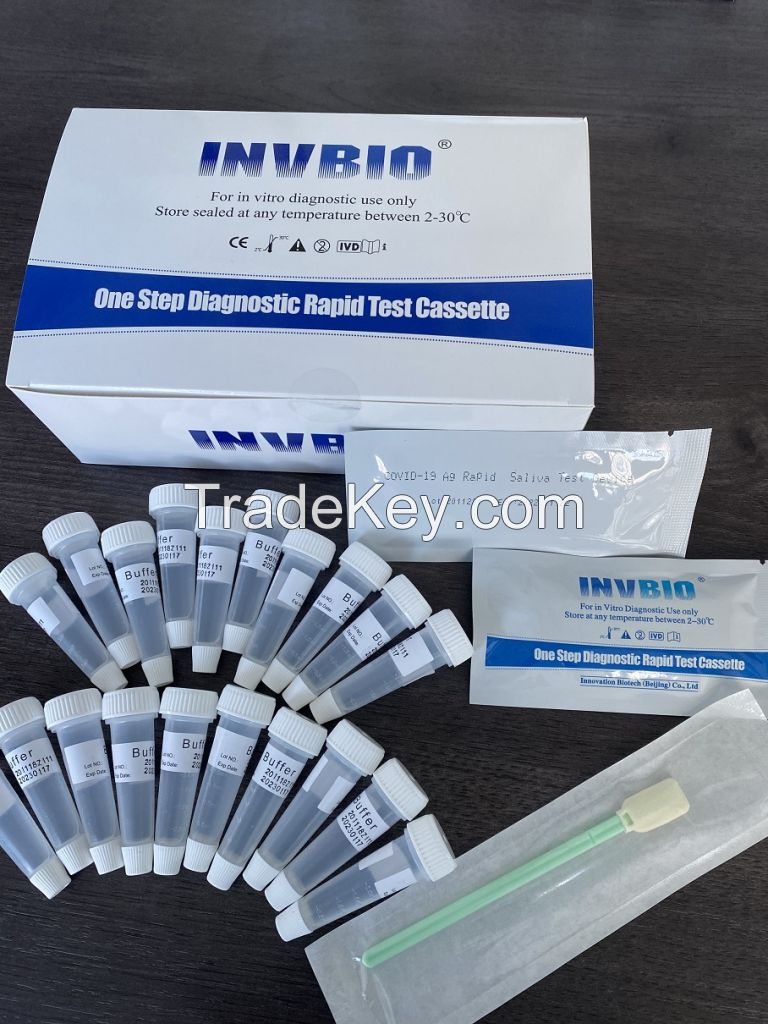 Germany white list Single Covid-19 Antigen Ag Saliva Rapid Test at home