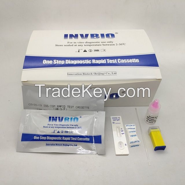 Person use covid-19 igg igm antibody rapid test kit at home