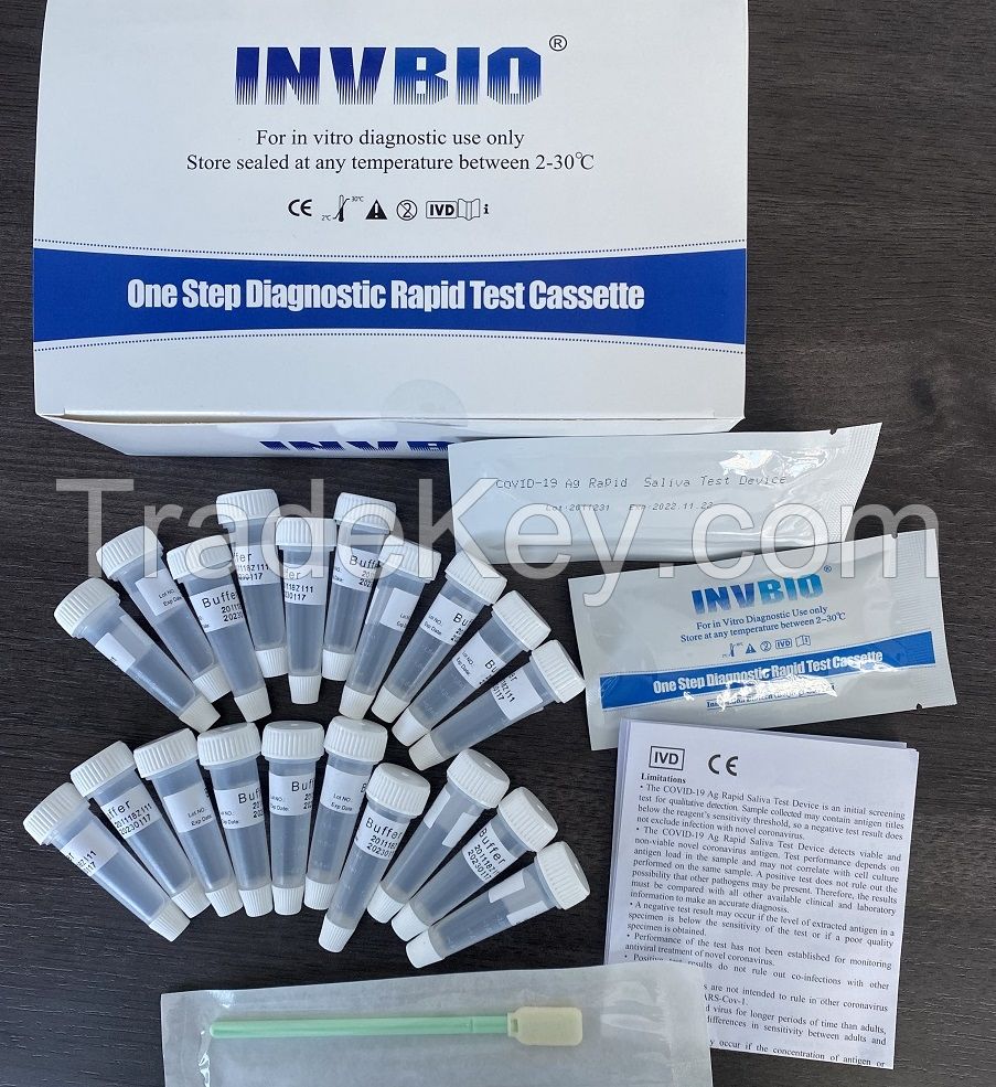 covid test kit rapid Ag Saliva Rapid Test Card