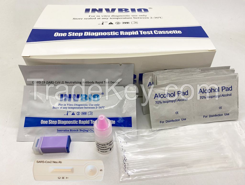 Coronavirus neutralizing antibody rapid test uncut sheet