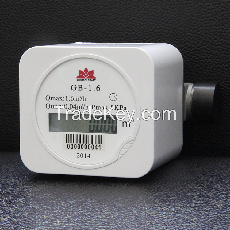 Micro Ultrasonic LCD Display Gas Meter