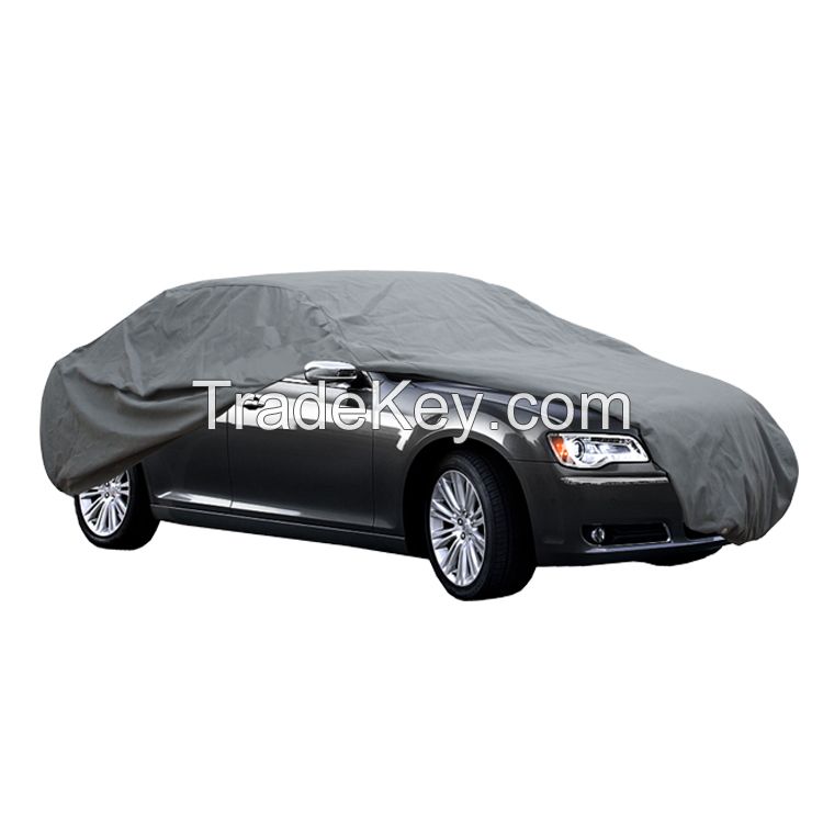 Durable 4 Layers Nonwoven Waterproof Car Cover Suit For Most Vehicles