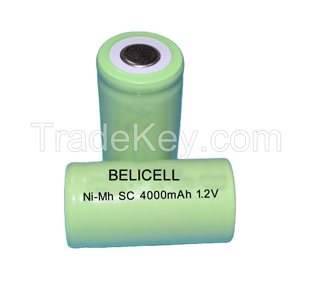 Low shelf discharge Rate 10c Sub C Rechargeable 3000mah Nimh Sc 1.2v Battery for electronic tool 