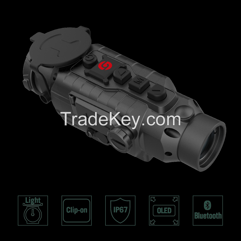 Infrared thermal imaging night vision device