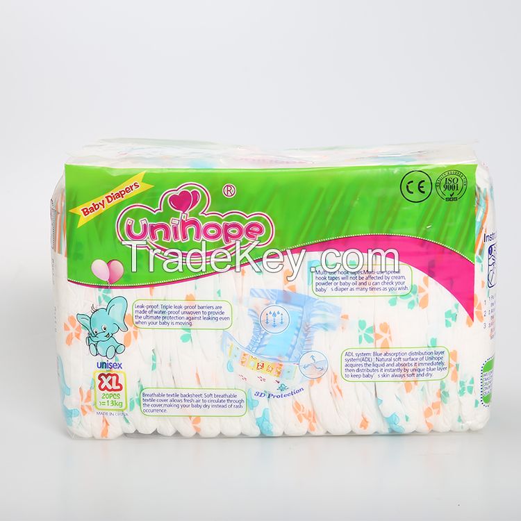China supplier wholesales price disposable baby diapers