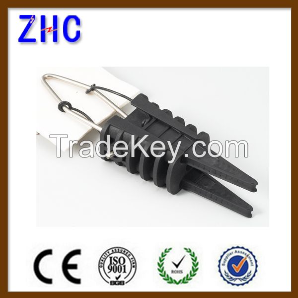 UV Black 16-25mm2 Overhead Line 4 Cores Anchoring Tension Clamp For ABC Cable