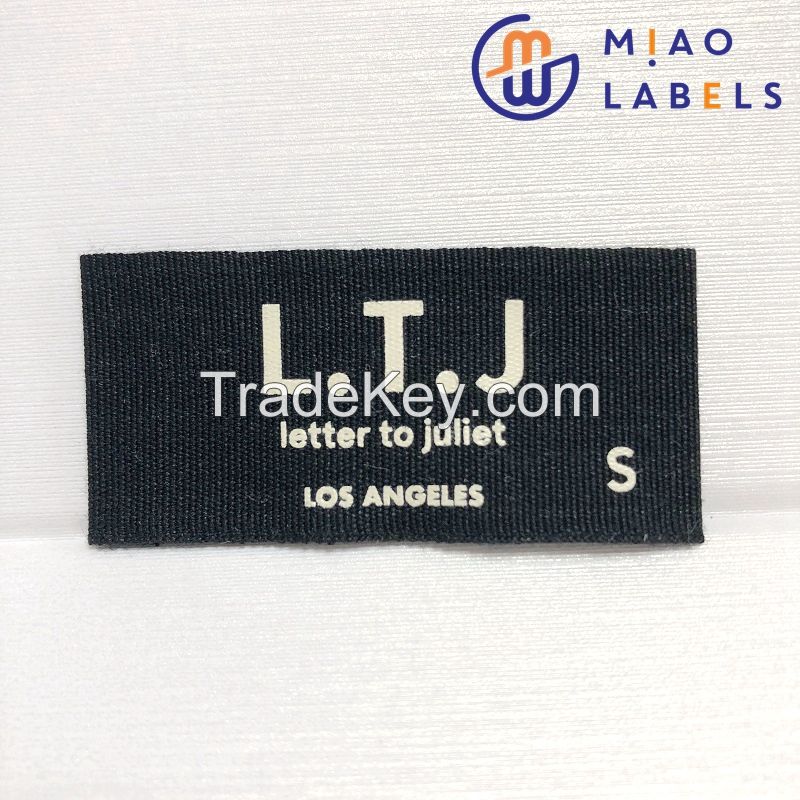 2020 Hot Sell Top Quality Printed Woven Clothing Label Main Label