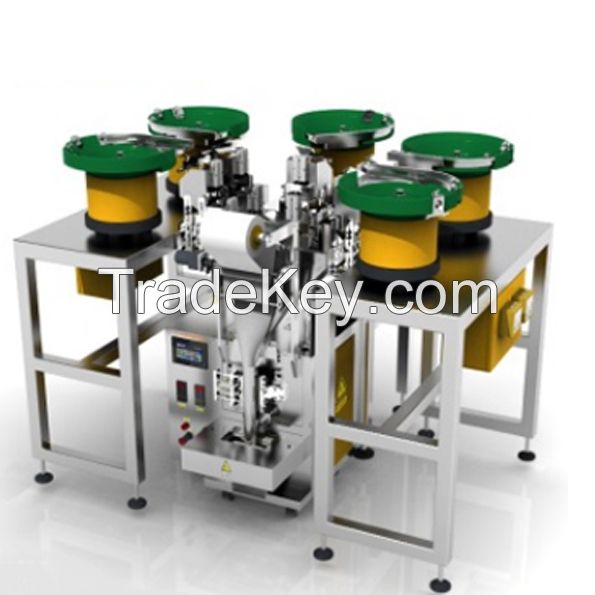 Automatic screw packing for screw counting and screw weighing