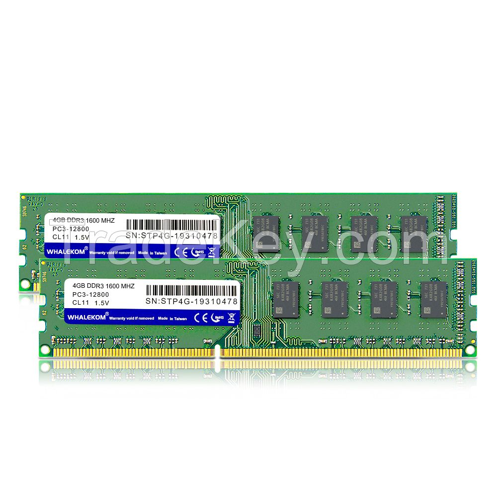 SEMSOTAI Desktop Laptop CL11 19 Memory Module Ram DDR3 4gb 12800u 1600Mhz PC