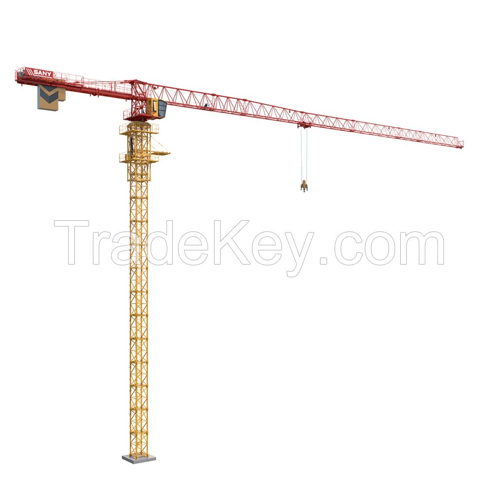 Sft100(t6013-8) Sany Flat-top Tower Crane 8 Tons 100 T·m