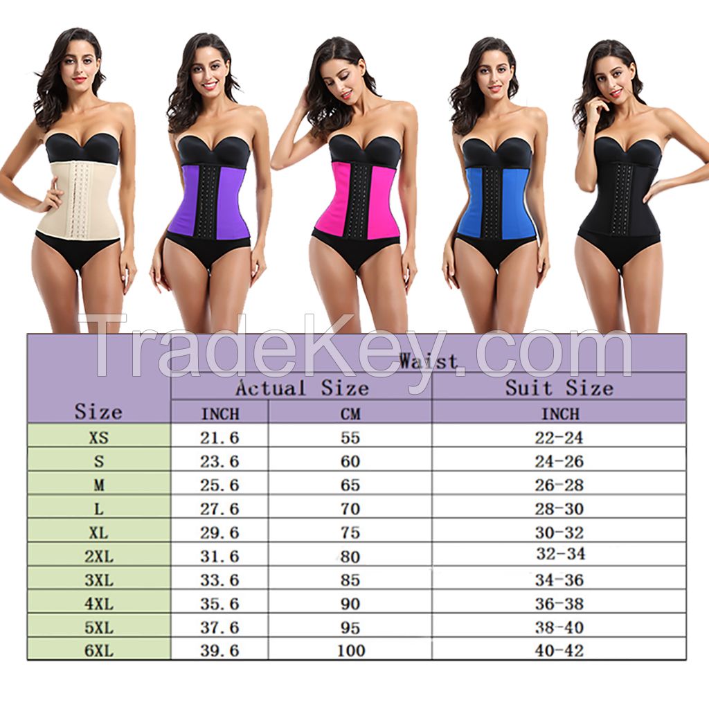 The bone-belly corset waist trainer helps you slim down your waist and change your big belly