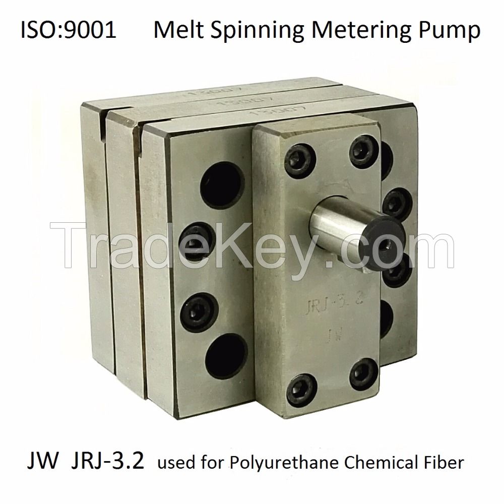 JRJ-0.6 ~3.2cc Melt Spinning Metering Gear Pump for Polyurethane Chemical Fiber Rayon