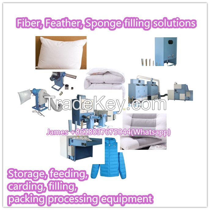 Fiber carding machine cotton loosing filling feeding machine