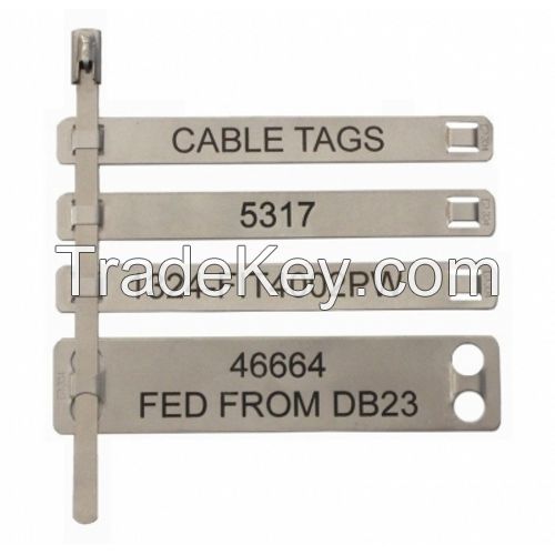 stainless steel marker tags 10x89mm