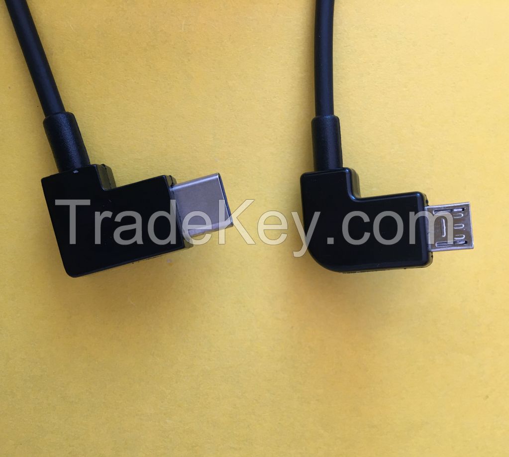 Android to type-c data cable for phone and drone and computer charging or data transimission