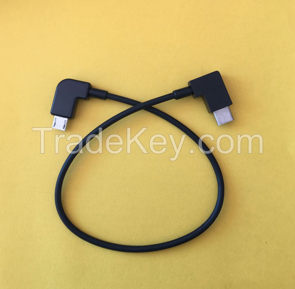 Android to type-c data cable for phone and drone and computer charging or data transimission