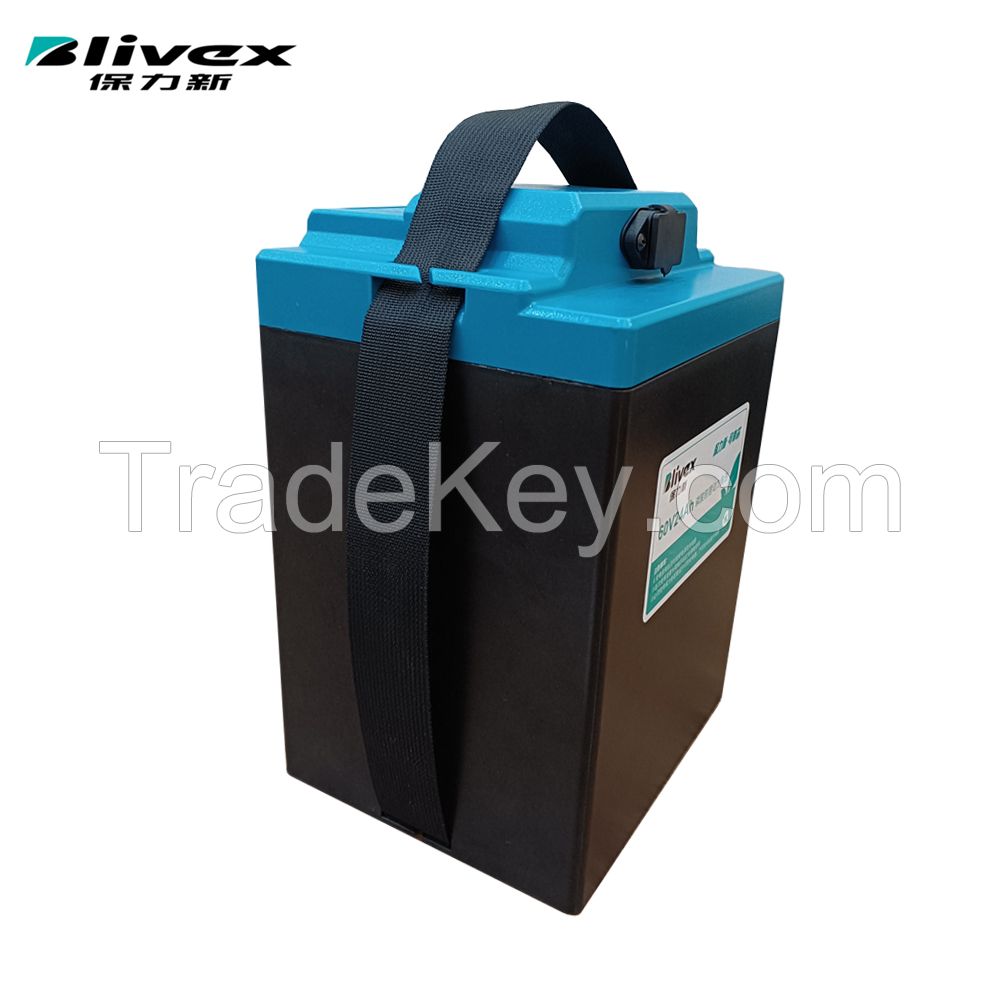 60V 24Ah LiFePO4 Battery for Motorcycle