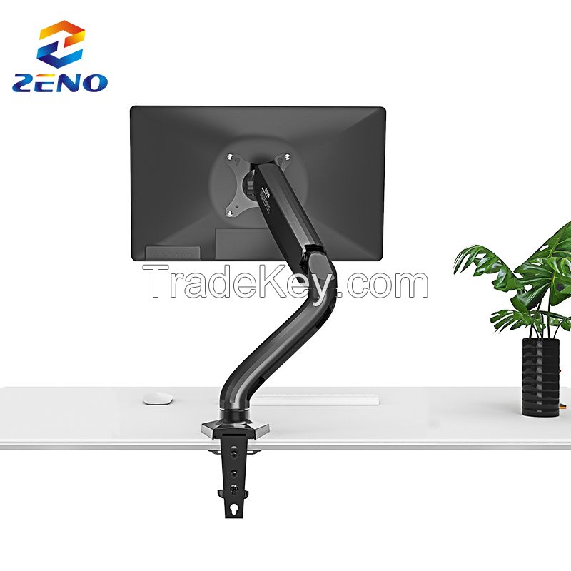 Ds90 Gas Spring Monitor Arm Mount Laptop Desk Mount Soporte Monitors Aluminum Monitor Stand Riser Amazon Top Seller